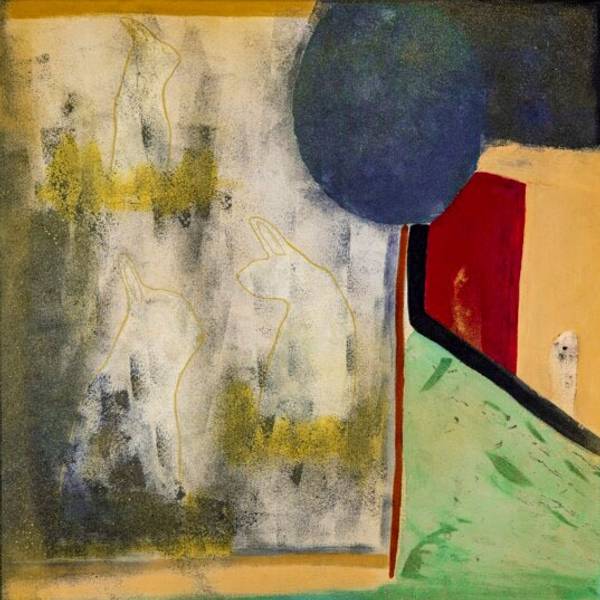 Mysterious animals Expressive and gestural Painting Claudia De La Hoz - Subjektiv.art