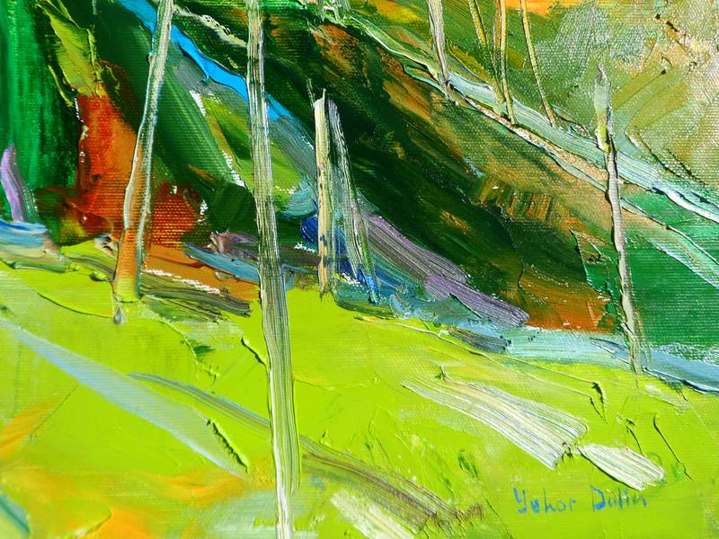 Alps Impressionistic Painting Yehor Dulin - Subjektiv.art
