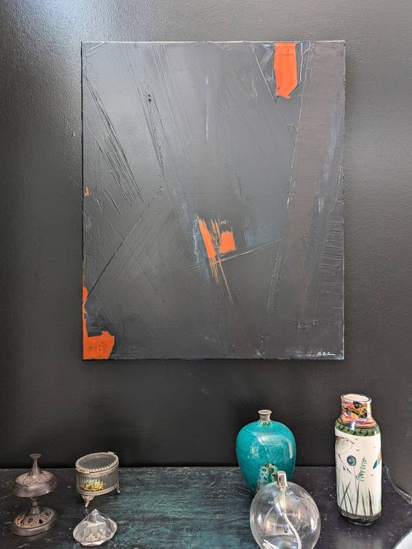 Idées Noires Abstract Painting Benoit Guerin - Subjektiv.art