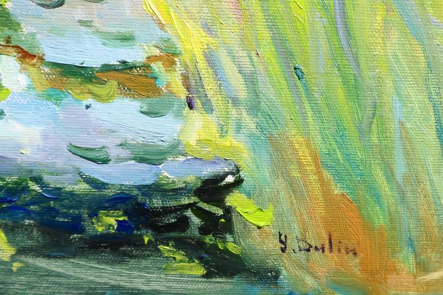 Inspired by Monet Impressionistic Painting Yehor Dulin - Subjektiv.art