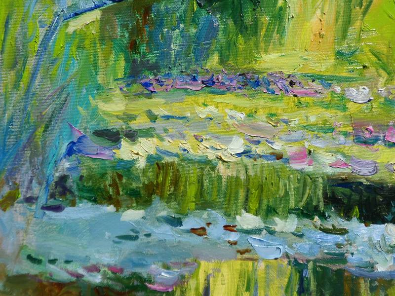 Inspired by Monet Impressionistic Painting Yehor Dulin - Subjektiv.art