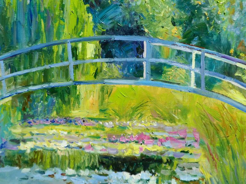 Inspired by Monet Impressionistic Painting Yehor Dulin - Subjektiv.art