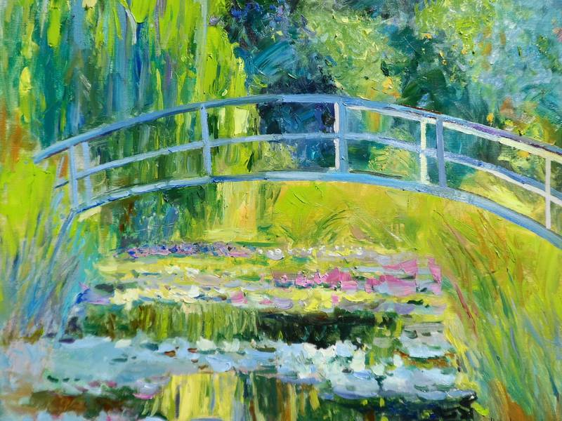 Inspired by Monet Impressionistic Painting Yehor Dulin - Subjektiv.art