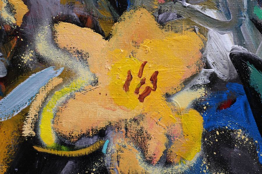 Flowers. Lilies Impressionistic Painting Artem Andreichuk - Subjektiv.art