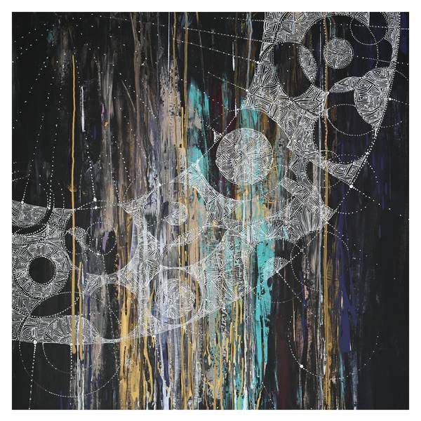 Reflection Abstract Painting Natalia Revoniuk - Subjektiv.art