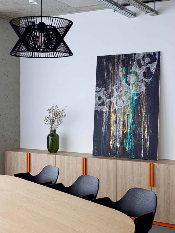 Reflection Abstract Painting Natalia Revoniuk - Subjektiv.art
