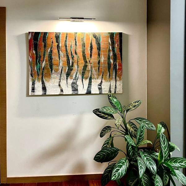 The Tiger Abstract Painting Natalia Revoniuk - Subjektiv.art