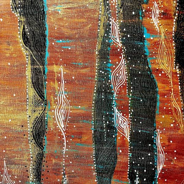 The Tiger Abstract Painting Natalia Revoniuk - Subjektiv.art