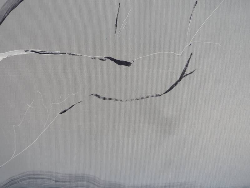 Past and present Expressive and gestural Painting Yehor Dulin - Subjektiv.art
