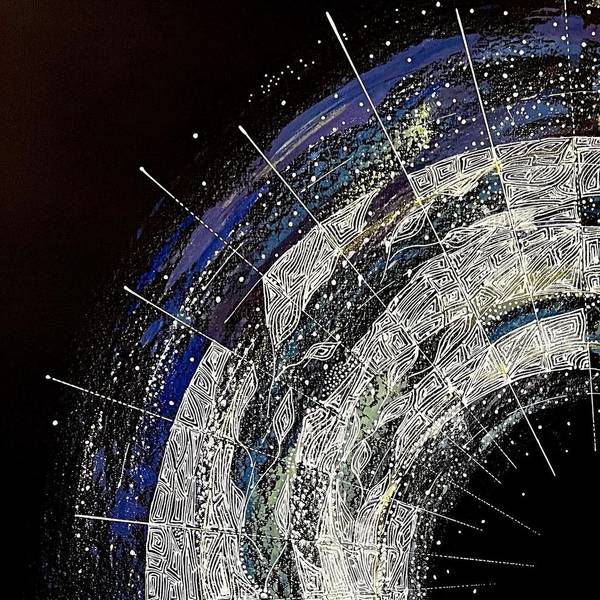 Planet Abstract Engraving Natalia Revoniuk - Subjektiv.art