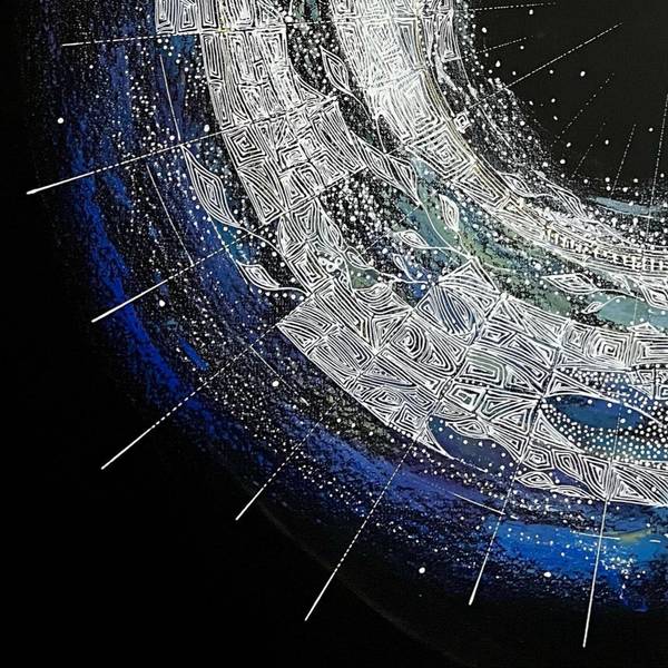 Planet Abstract Engraving Natalia Revoniuk - Subjektiv.art