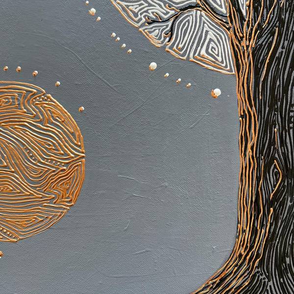Luminescence Abstract Painting Natalia Revoniuk - Subjektiv.art