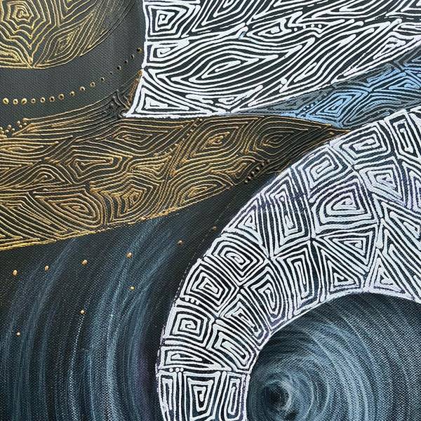Aroma Abstract Painting Natalia Revoniuk - Subjektiv.art