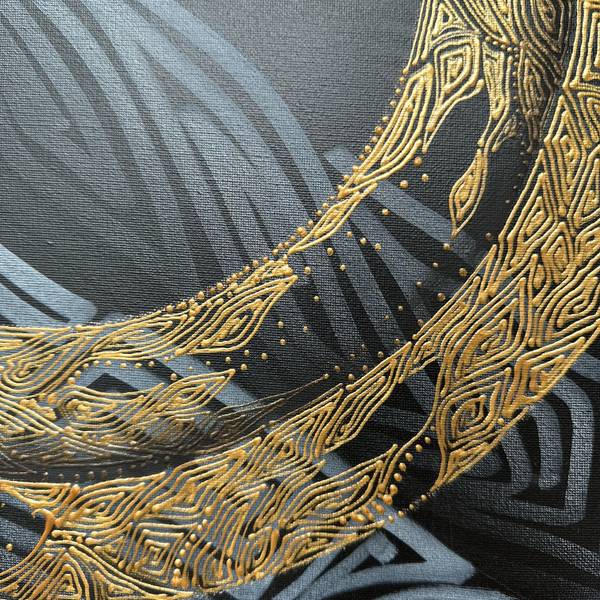 Focus Abstract Painting Natalia Revoniuk - Subjektiv.art