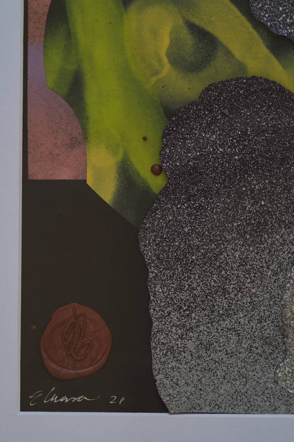Space caviar Fine Art Mixed media Elnara Nasirli - Subjektiv.art