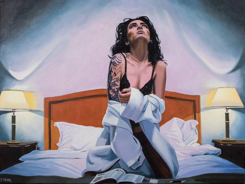 Unsuspiscious Photorealistic Painting Yvan Favre - Subjektiv.art