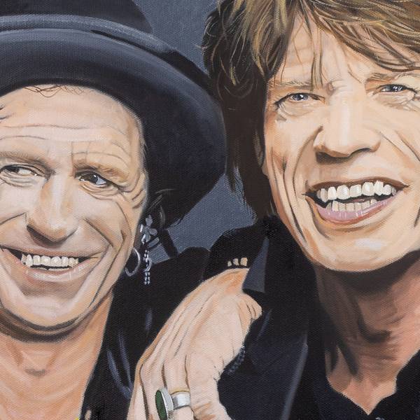 Bigger band Photorealistic Painting Yvan Favre - Subjektiv.art