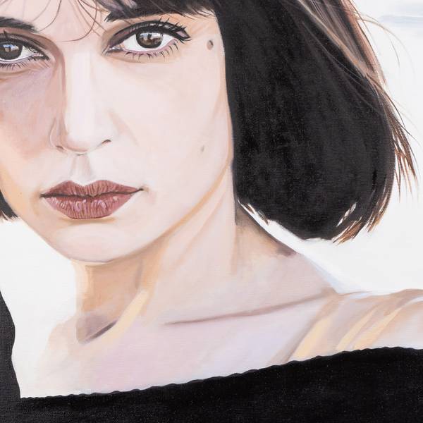 Here i am Photorealistic Painting Yvan Favre - Subjektiv.art