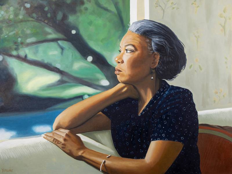 Room with a view Photorealistic Painting Yvan Favre - Subjektiv.art