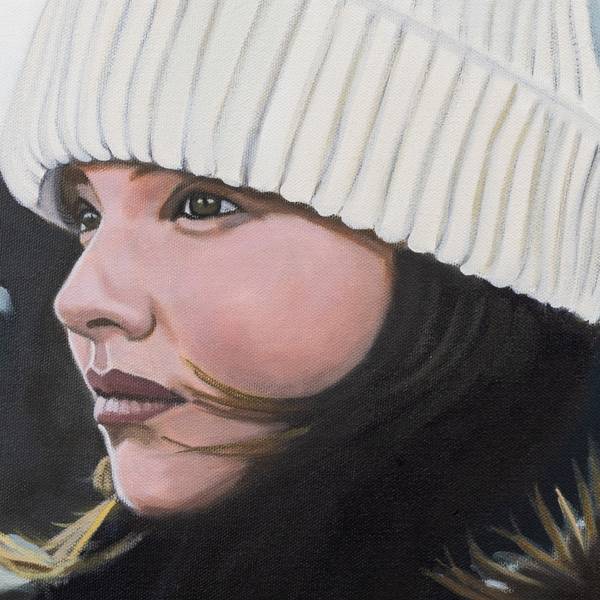 Winter is coming Photorealistic Painting Yvan Favre - Subjektiv.art