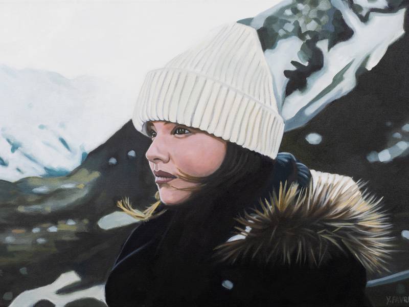 Winter is coming Photorealistic Painting Yvan Favre - Subjektiv.art