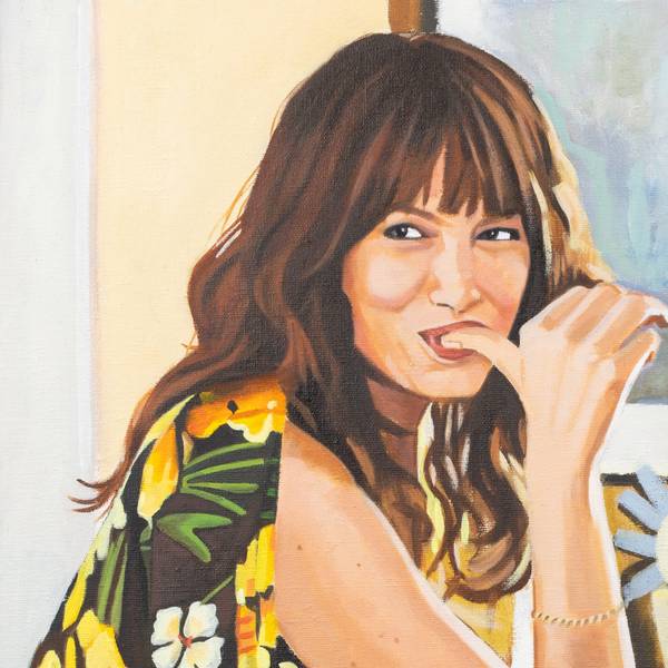 Michelle 2 Photorealistic Painting Yvan Favre - Subjektiv.art