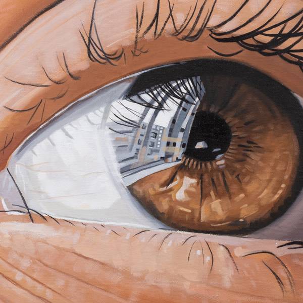 Focus Photorealistic Painting Yvan Favre - Subjektiv.art