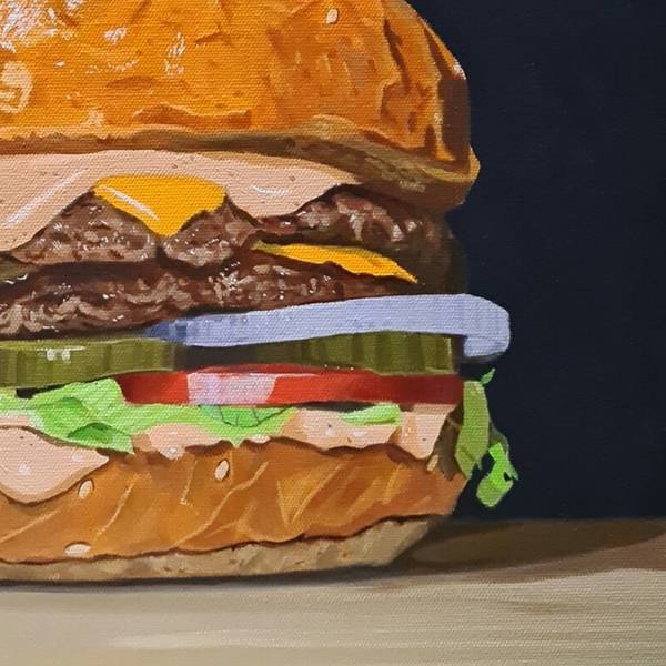 Yum yum Photorealistic Painting Yvan Favre - Subjektiv.art