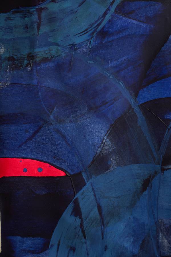 Blue series Fine Art Mixed media Elnara Nasirli - Subjektiv.art