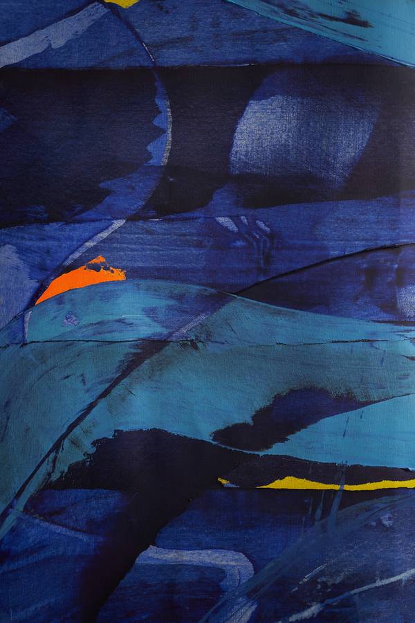Blue series Fine Art Mixed media Elnara Nasirli - Subjektiv.art