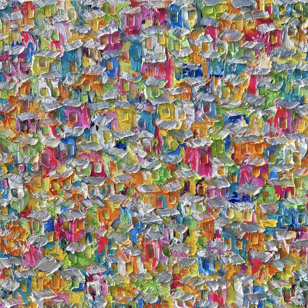 Favela Arco Iris  Fine Art Painting Christine Drummond - Subjektiv.art