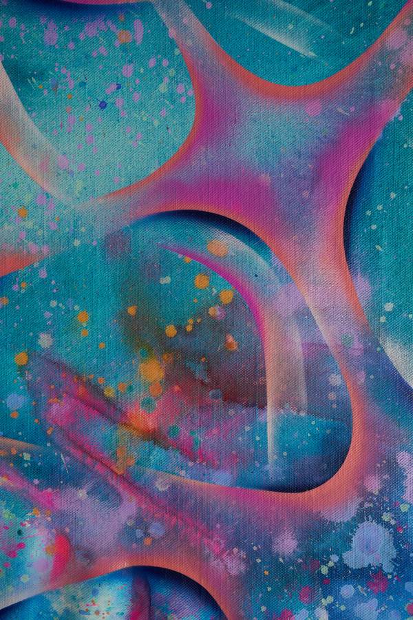Within cells interlinked Fine Art Mixed media Elnara Nasirli - Subjektiv.art