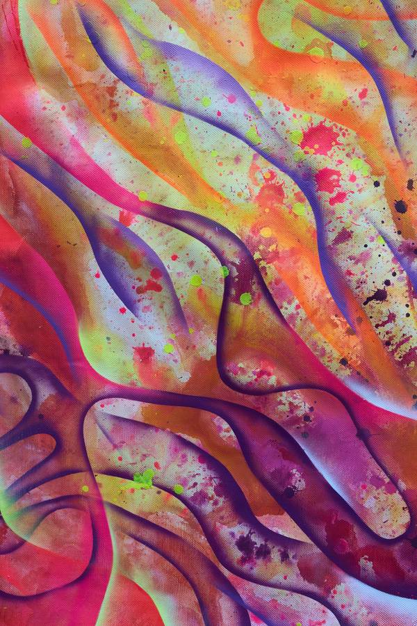 Sea of fire Fine Art Painting Elnara Nasirli - Subjektiv.art