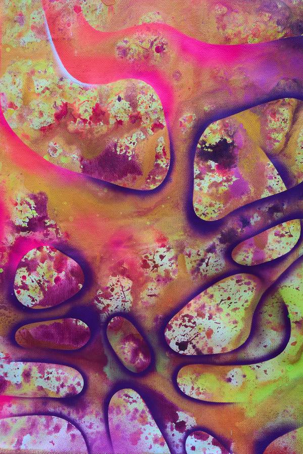 Sea of fire Fine Art Painting Elnara Nasirli - Subjektiv.art