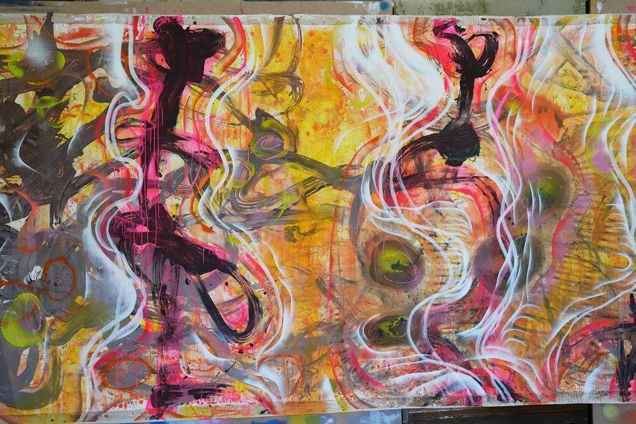 Freedom from fear Fine Art Mixed media Elnara Nasirli - Subjektiv.art