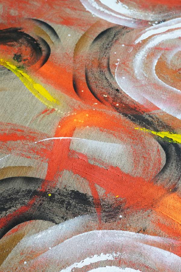 Yanar Dagh Fine Art Mixed media Elnara Nasirli - Subjektiv.art