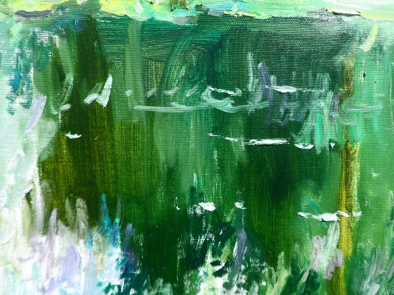 Water Lilies Fine Art Painting Yehor Dulin - Subjektiv.art