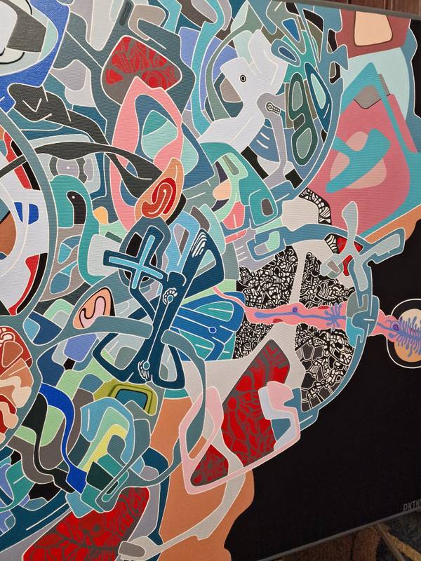 Escapism Abstract Painting Eugene Pokutnev - Subjektiv.art