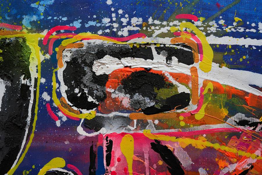 Streetfighter Fine Art Mixed media Elnara Nasirli - Subjektiv.art