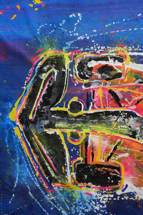 Streetfighter Fine Art Mixed media Elnara Nasirli - Subjektiv.art