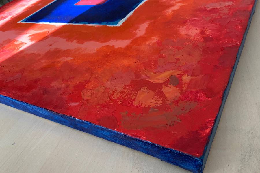 Indefiniteness Abstract Painting Julia Chemerys - Subjektiv.art