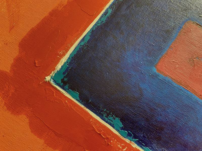 Indefiniteness Abstract Painting Julia Chemerys - Subjektiv.art