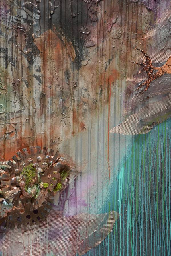 New World III Fine Art Mixed media Elnara Nasirli - Subjektiv.art