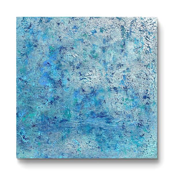 Légèreté Marine Abstract Painting Thibaut DALLET - Subjektiv.art