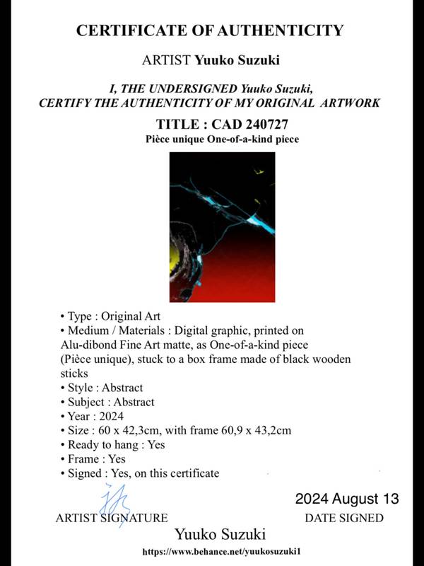CAD 240727 Expressive and gestural Prints Yuuko Suzuki - Subjektiv.art