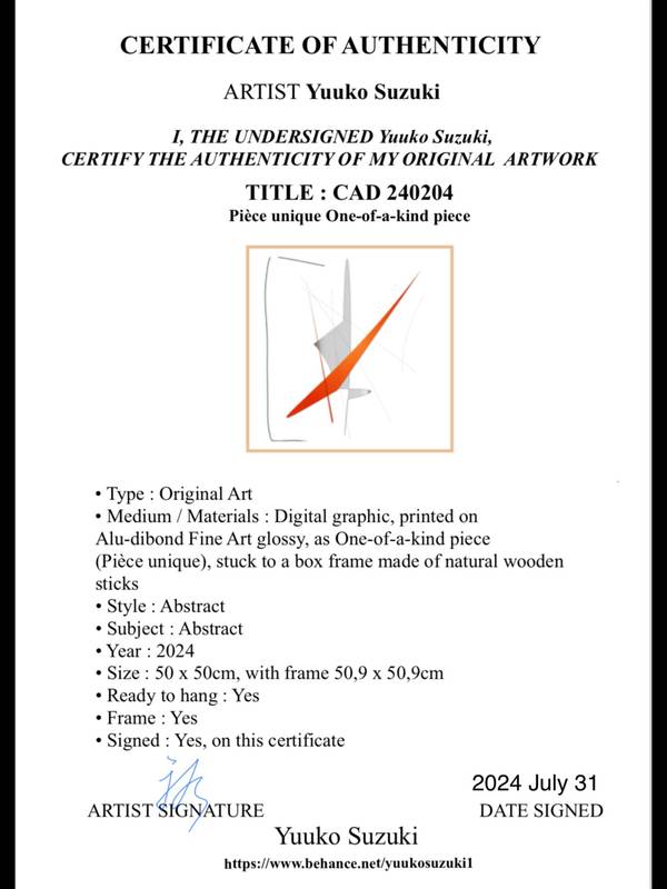 CAD 240204 Abstract Prints Yuuko Suzuki - Subjektiv.art