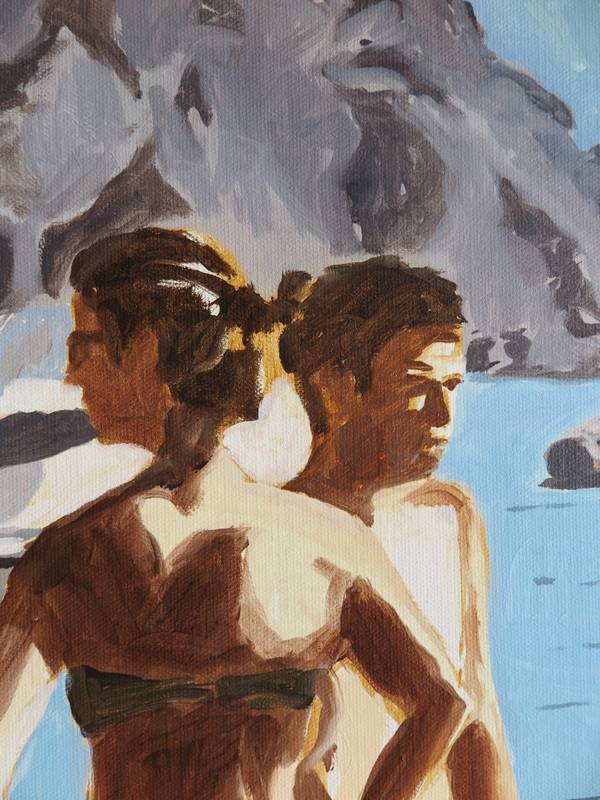 Caspiu Fine Art Painting Karine Bartoli - Subjektiv.art