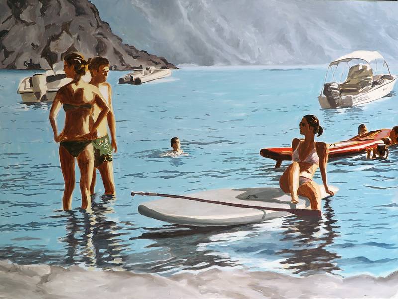 Caspiu Fine Art Painting Karine Bartoli - Subjektiv.art