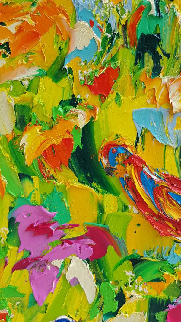 Revoada da Alegria Impressionistic Painting Christine Drummond - Subjektiv.art