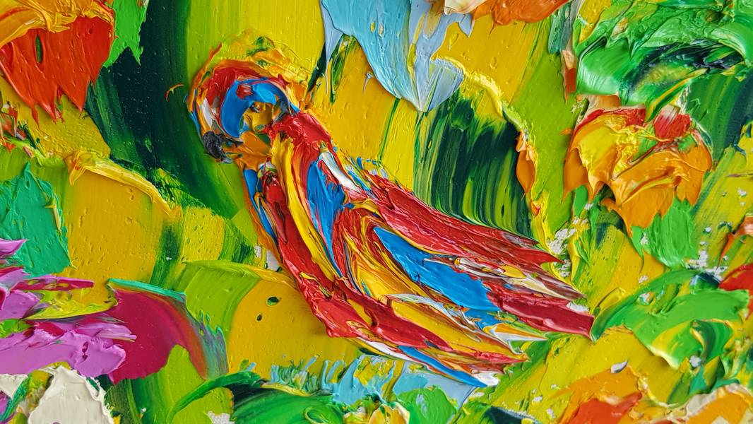 Revoada da Alegria Impressionistic Painting Christine Drummond - Subjektiv.art